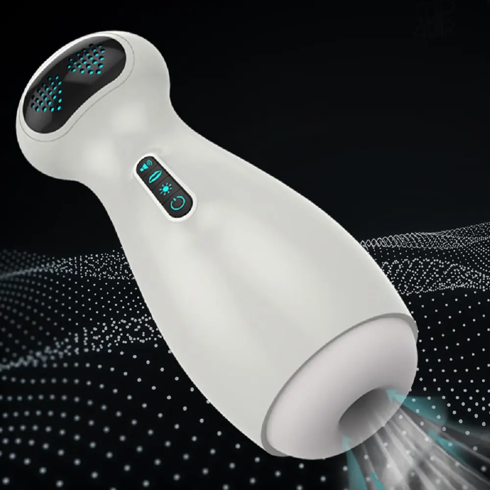 Cute Robot Auto Suction Piston Male Masturbator Heated TPE Toy — photo 4