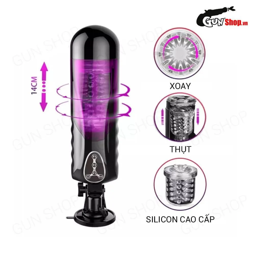 Easy Love L Auto Thrusting Rotating Wall-Lock Masturbator — photo 4