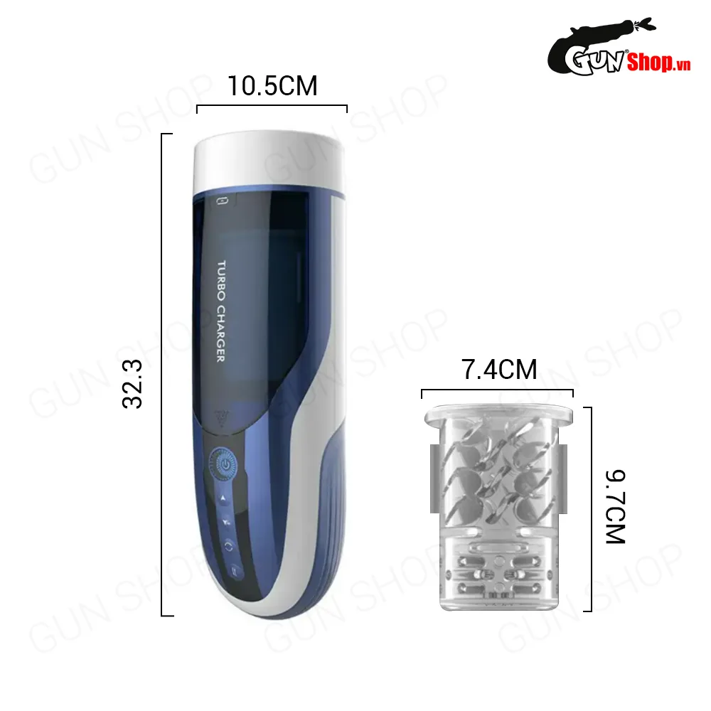 Leten Turbo Charger Multi-Function Rotating Thrusting Masturbator — photo 2