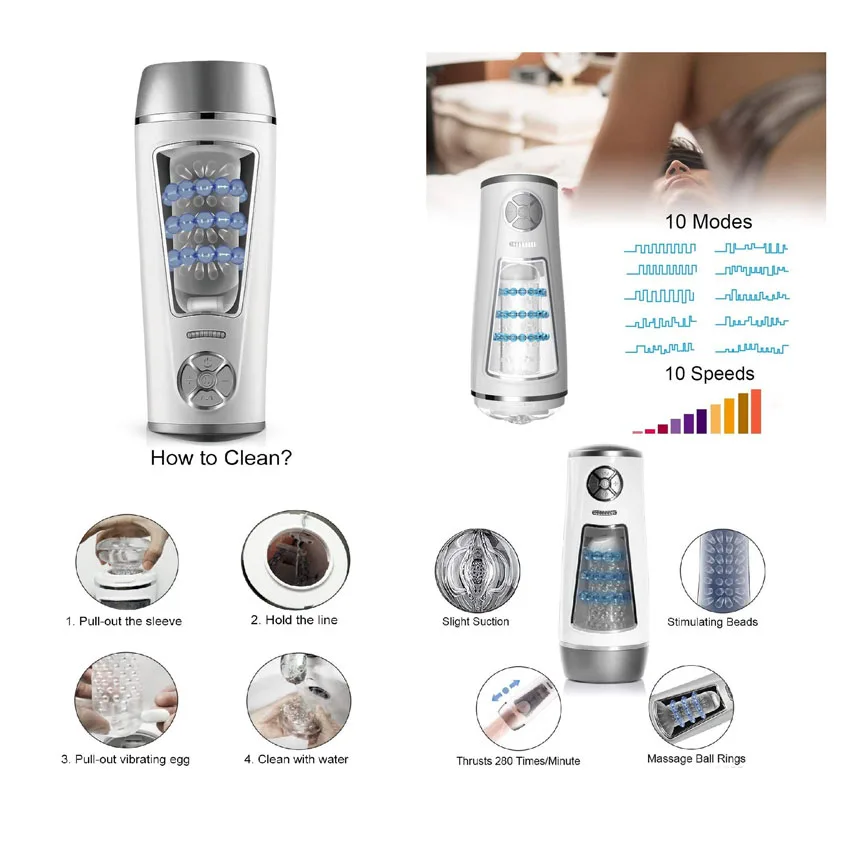 Migyy Prince Lu-Ba Multi-Function Automatic Masturbator — photo 4