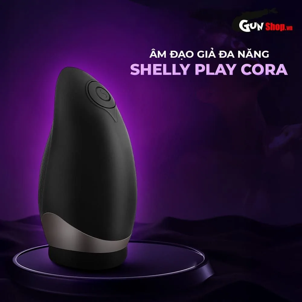 Shelly Play Cora multi-function black realistic masturbator — photo 4