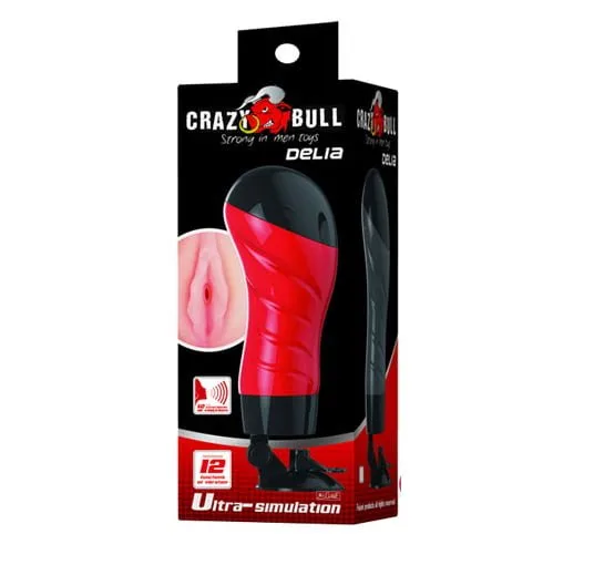 Crazy Bull Flora Red 12-Speed Penis Massager Flashlight — photo 2