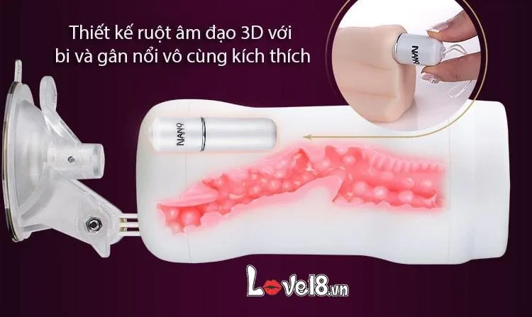 Nano Original Realistic Suction Mount Male Masturbator Toy — photo 5