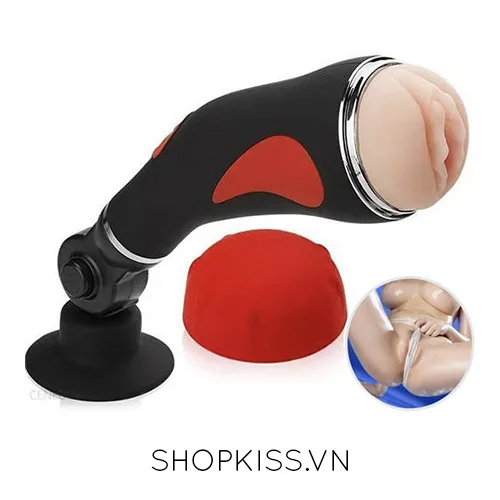 Young Cyclone Wall-Mount Silicone Male Masturbator Vibrate — photo 2