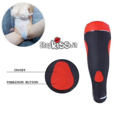 Young Cyclone Wall-Mount Silicone Male Masturbator Vibrate — photo 6