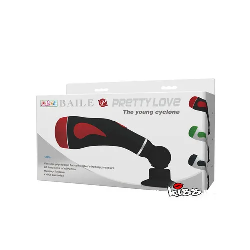 Young Cyclone Wall-Mount Silicone Male Masturbator Vibrate — photo 7