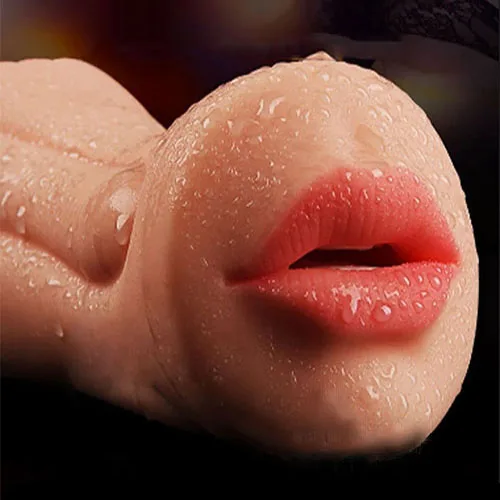 Double-Ended Soft Silicone Male Masturbator 17cm — photo 4