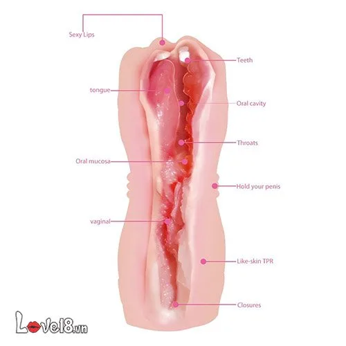 Mouth Licking Masturbator Realistic Male Sextoy Pleasure — photo 3