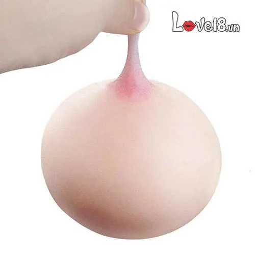Silicone Breast-Shaped Masturbator Soft Realistic Male Toy — photo 2