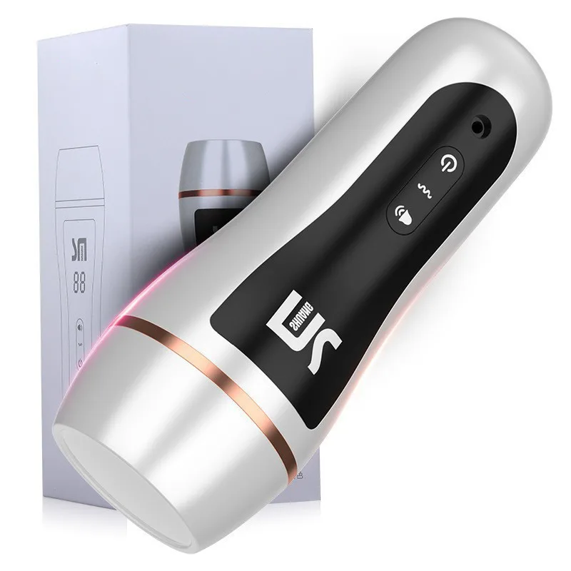 SM Dual-End Vibrating Suction Warmer – Realistic Feel Masturbator — photo 2