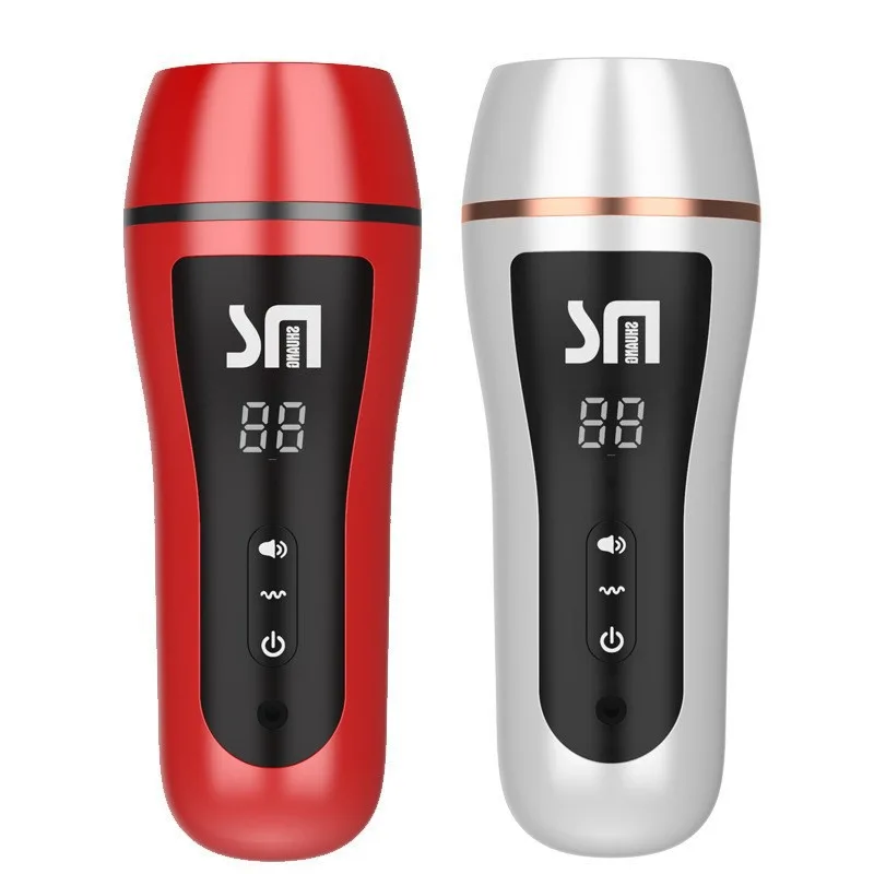 SM Dual-End Vibrating Suction Warmer – Realistic Feel Masturbator — photo 4