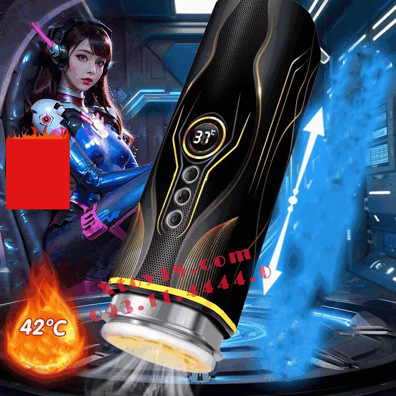 MECHA Heated Thrusting Vibrating Realistic Sex Masturbator — photo 5