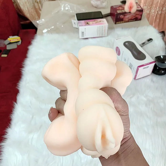 Silicone Vaginal Masturbator Tight Realistic Male Pleasure Toy — photo 5
