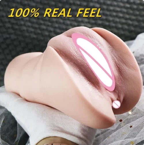 Silicone Heated Realistic Soft Male Masturbator 16cm — photo 2