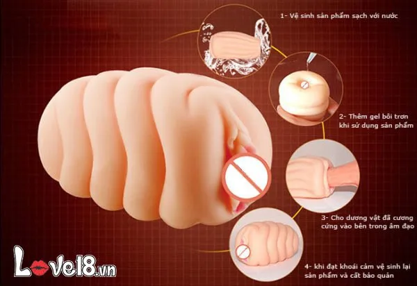 LoveAider Plump Soft Silicone Realistic Male Masturbator — photo 3
