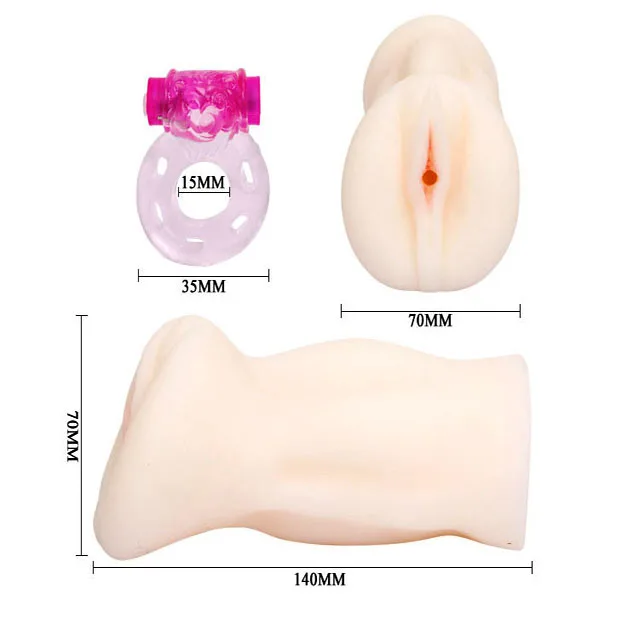 Tightening Vibrating Silicone Male Masturbator Sleeve — photo 4