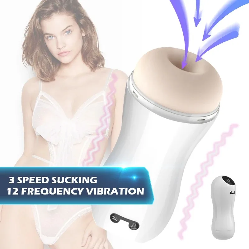 Sucking Vibrating Male Masturbator 3 Levels Intense — photo 5