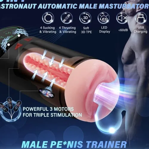 Soft Intelligent Realistic Male Masturbator SHP1459 — photo 3