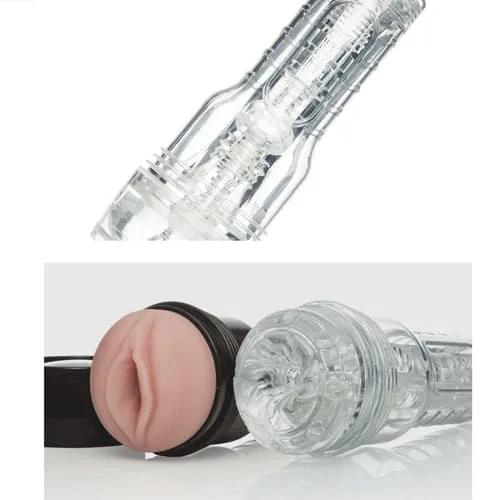 SHP1382 Clear Realistic Medical Silicone Masturbator — photo 4