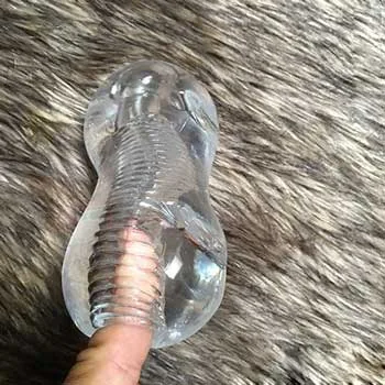 Clear Super Flexible Silicone Masturbation Sleeve Soft Touch — photo 3
