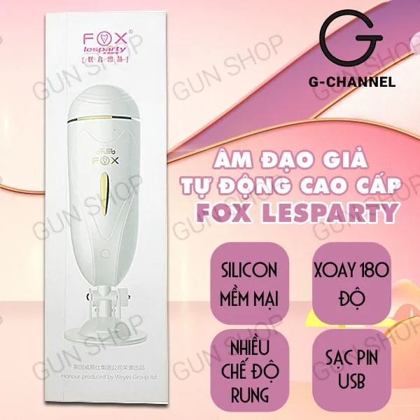 Fox Lesparty Premium Automatic Masturbator Wall Mounted Design — photo 3