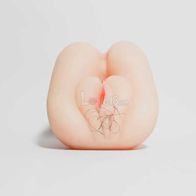 Furry Silicone Vibrating Pussy Masturbator with Egg — photo 5