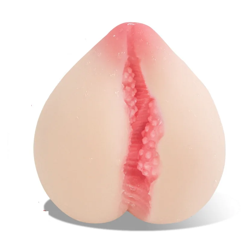Silicone Peach Shaped Masturbator Waterproof Discreet Use — photo 2