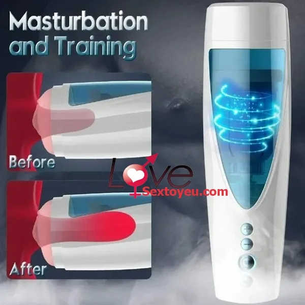 Auto Rotate Thrusting Masturbator Safe Silicone Toy — photo 4