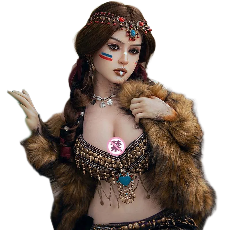 Amanda Full Silicone Wild Girl Sex Doll 1.64m Realistic Look
