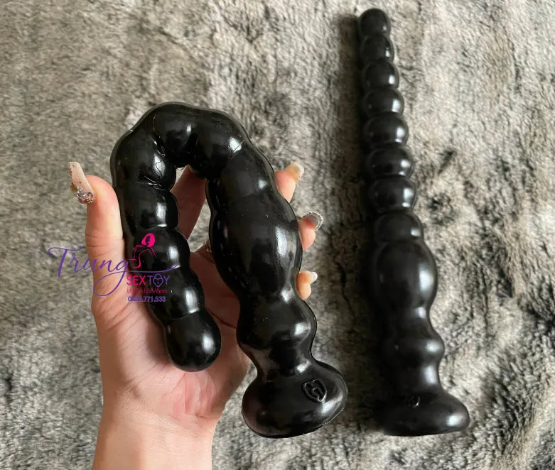 Anal Balls Long Silicone Smooth Prostate Pleasure Stimulator — photo 2