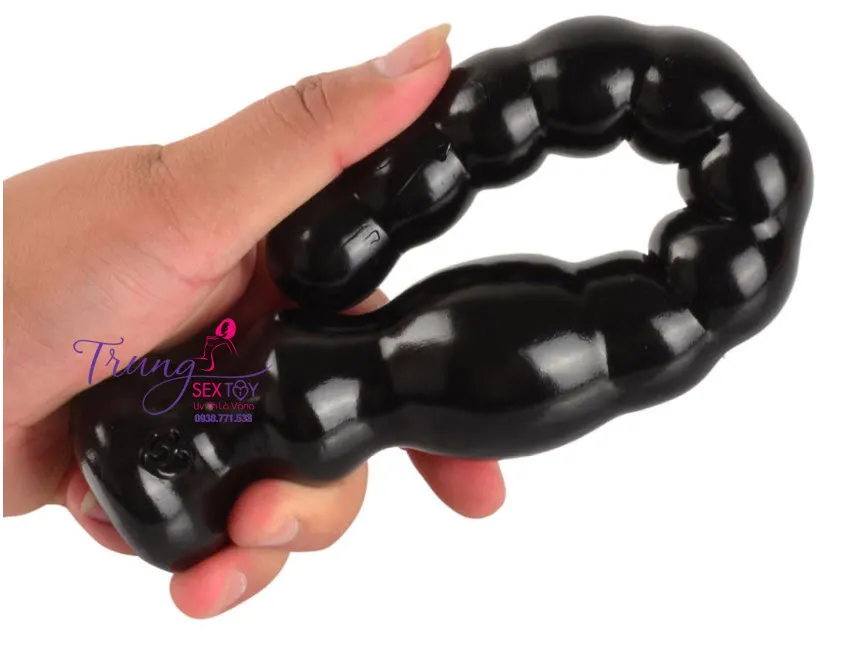 Anal Balls Long Silicone Smooth Prostate Pleasure Stimulator — photo 4