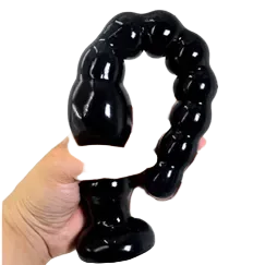 Anal Balls Long Silicone Smooth Prostate Pleasure Stimulator