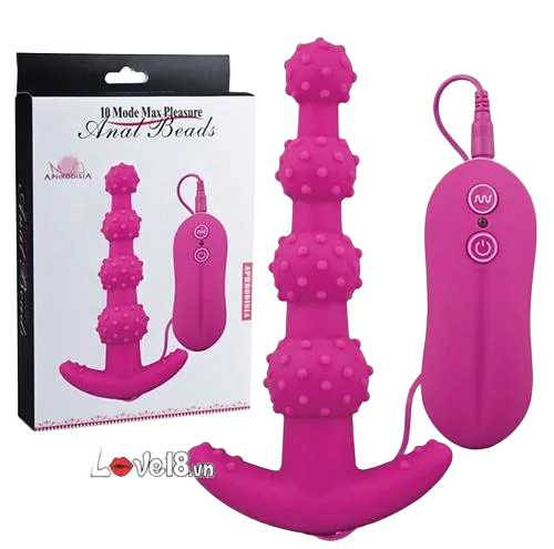 Anal beads soft silicone prostate massager gay toy 14.5cm