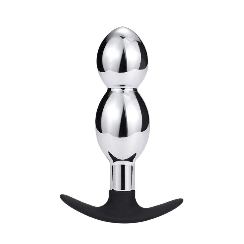 Anal Plug 08 Stainless Steel 2 Step Butt Plug Adult Toy
