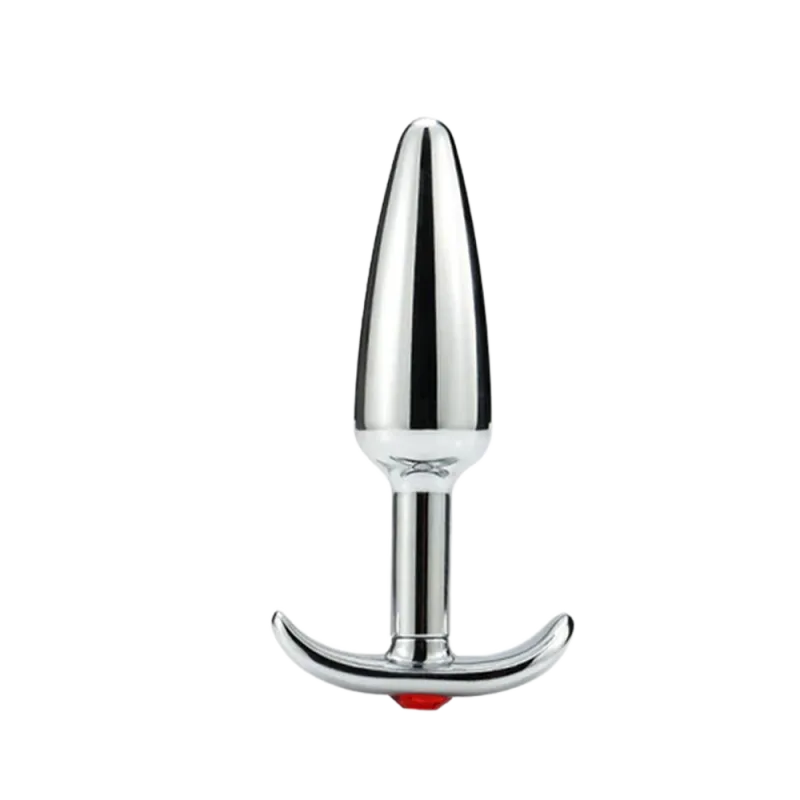 Anal Plug Stainless Steel 12cm Water-Resistant Smooth