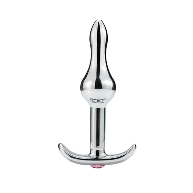 Anal Plug Stainless Steel Spiral Heated Cooling 10cm