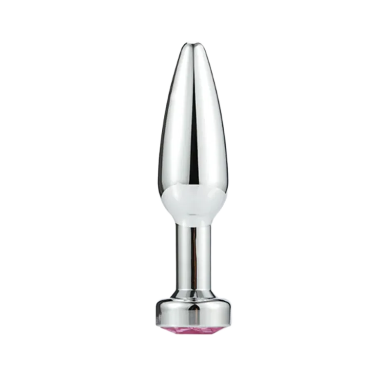 Anal Stainless Steel Plug Droplet Shape Safe Pleasure 16cm