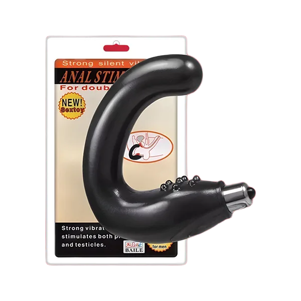 Anal Stimulator C-Shaped Vibrator Prostate Massage for Men Couples