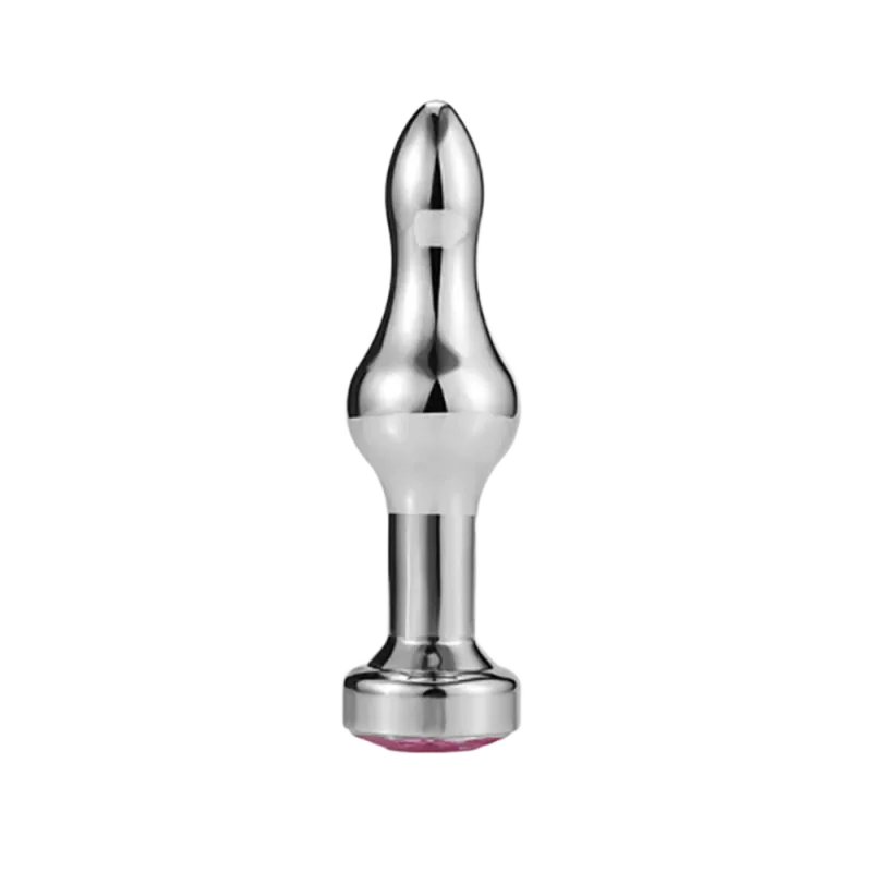 Anal Toy 14 Stainless Steel Spiral Plug Prostate Stimulator