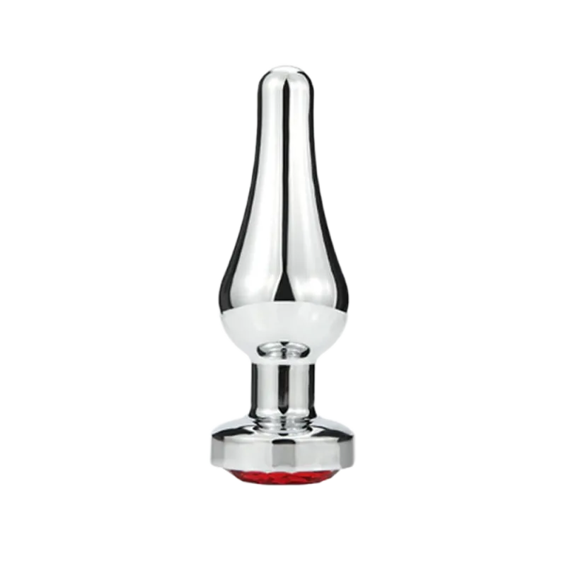 Anal Toy 15 Metal Plug With Crystal Jewelry For Pleasure