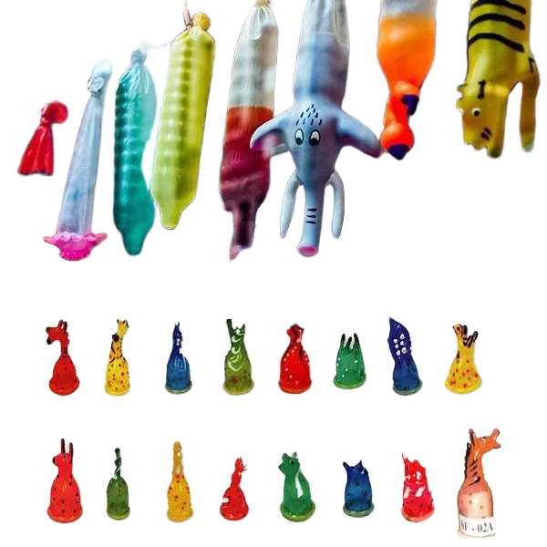 Animal Head 12 Zodiac Fun Condom for Unique Sensation