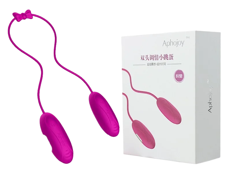 Aphojoy Dual-Ended Rechargeable Silicone Vibrator 7 Modes