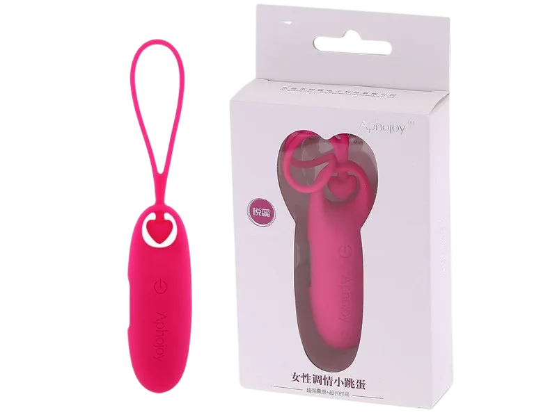 Aphojoy Rechargeable G-Spot Egg Vibrator Soft Silicone