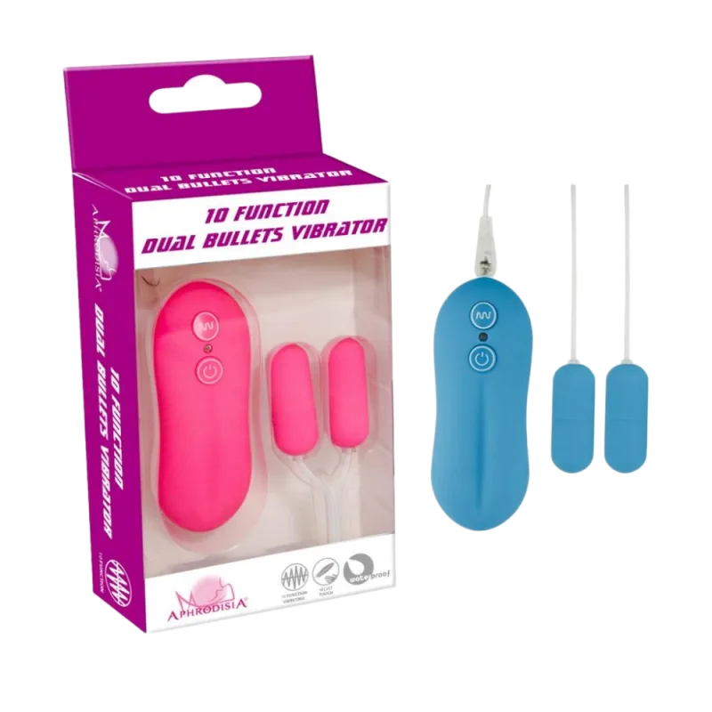 Aphrodisia Dual End Vibrating Egg 10 Modes Clitoral Nipple