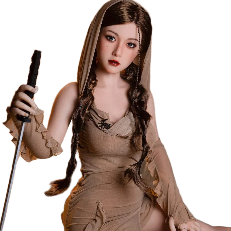 Assasin Girl 1.58m Hair Implant Silicone TPE Realistic Doll
