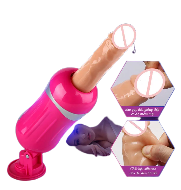 Automatic Rotating G-Spot Silicone Dildo Rechargeable Toy