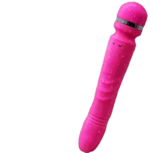 AV09C Dual Head Rotating G-Spot Silicone Vibrator Rechargeable