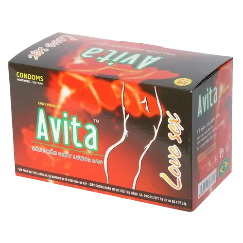 Avita Condom Box 120pcs Safe ISO CE Quality Latex Protection