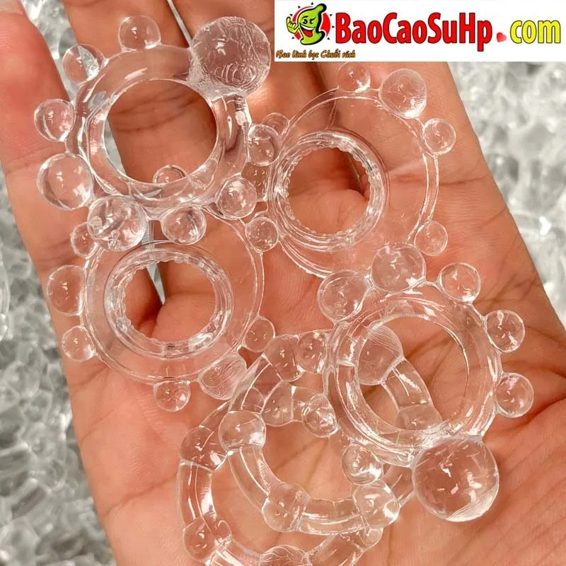 Anulus Praeputialis Thick Beaded Cock Rings Set — photo 4