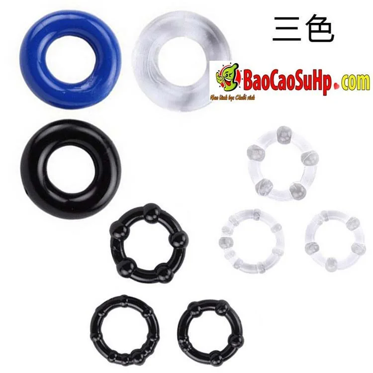 TRUST ME Durable Soft Penis Rings Set of 3 — photo 3